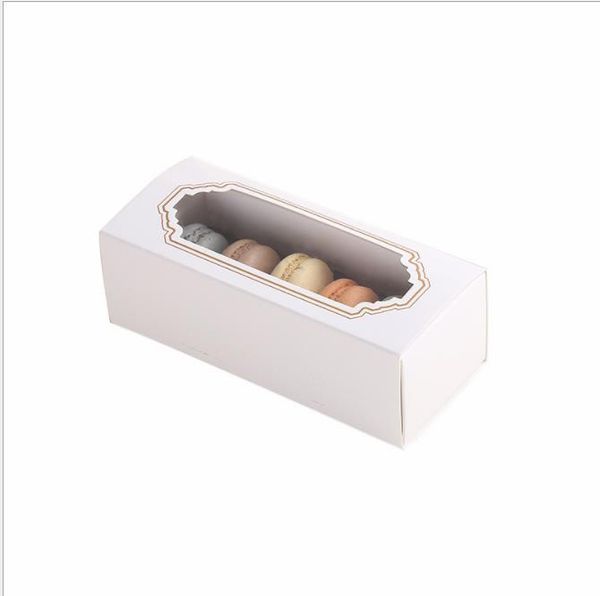 gift wrap 10pcs white macaron box with transparent window dessert macarons pastry packaging boxes
gift wrap 10pcs white macaron box with transparent window dessert macarons pastry packaging boxes