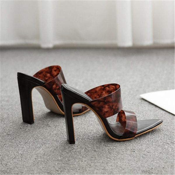 dress shoes 2021 transparent pvc sandals slippers pointed toe high heels women stiletto heel slides party size 35-40, Black
dress shoes 2021 transparent pvc sandals slippers pointed toe high heels women stiletto heel slides party size 35-40, Black