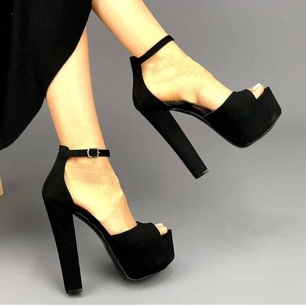 sandals eagsity platform square heel for women high outdoor party casual lady peep toe mules shoes pumps, Black
sandals eagsity platform square heel for women high outdoor party casual lady peep toe mules shoes pumps, Black