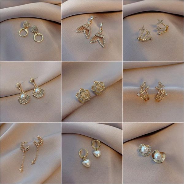 stud korean tassel earrings for women cute micro paved statement earings waterdrop pendientes jewelry wholesale 2021, Golden;silver
stud korean tassel earrings for women cute micro paved statement earings waterdrop pendientes jewelry wholesale 2021, Golden;silver