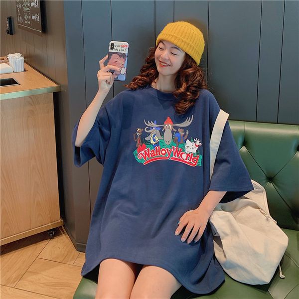 short sleeve t-shirt girls summer 2021 new junior high school students korean version loose and versatile clothes, White;black
short sleeve t-shirt girls summer 2021 new junior high school students korean version loose and versatile clothes, White;black