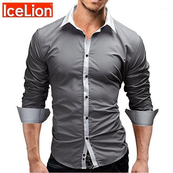 icelion 2021 spring shirt men long sleeves slim fit dress shirts fashion casual simple solid men's camisa masculina drop, White;black
icelion 2021 spring shirt men long sleeves slim fit dress shirts fashion casual simple solid men's camisa masculina drop, White;black