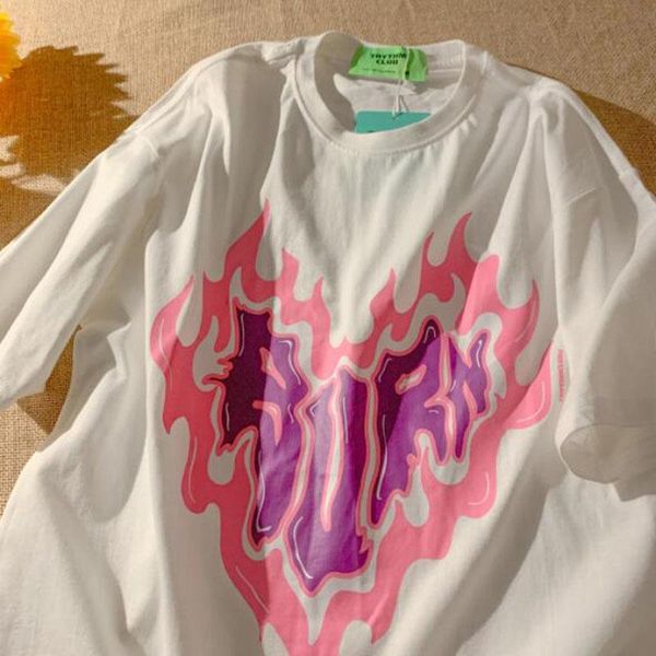 women's t-shirt summer style women print short sleeve o neck t shirt femme casual loose shirts, White
women's t-shirt summer style women print short sleeve o neck t shirt femme casual loose shirts, White