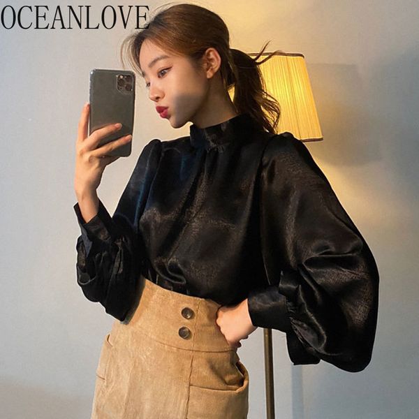 lantern sleeve glossy women and blouses stand collar korean ins chic blusas mujer spring solid shirts 14568 210415, White
lantern sleeve glossy women and blouses stand collar korean ins chic blusas mujer spring solid shirts 14568 210415, White