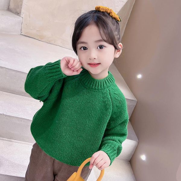 pullover girl sweater kids outwear  2021 green plus thicken warm winter autumn knitting cotton teenager overcoat children clothing, Blue
pullover girl sweater kids outwear  2021 green plus thicken warm winter autumn knitting cotton teenager overcoat children clothing, Blue