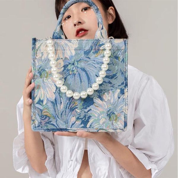 evening bags 2021 luxury designer handbags women's totes shopper fashion large capacity monet's garden oil painting canvas shoulde
evening bags 2021 luxury designer handbags women's totes shopper fashion large capacity monet's garden oil painting canvas shoulde
