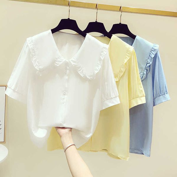 fashion casual turn down collar blouses women elegant short sleeve shirts women red heart embroidery ladies 210604, White
fashion casual turn down collar blouses women elegant short sleeve shirts women red heart embroidery ladies 210604, White