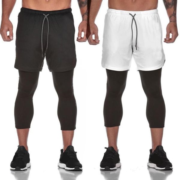 men's pants 2021 sports mesh double-layer fitness trousers fake two-piece gym casual, Black
men's pants 2021 sports mesh double-layer fitness trousers fake two-piece gym casual, Black