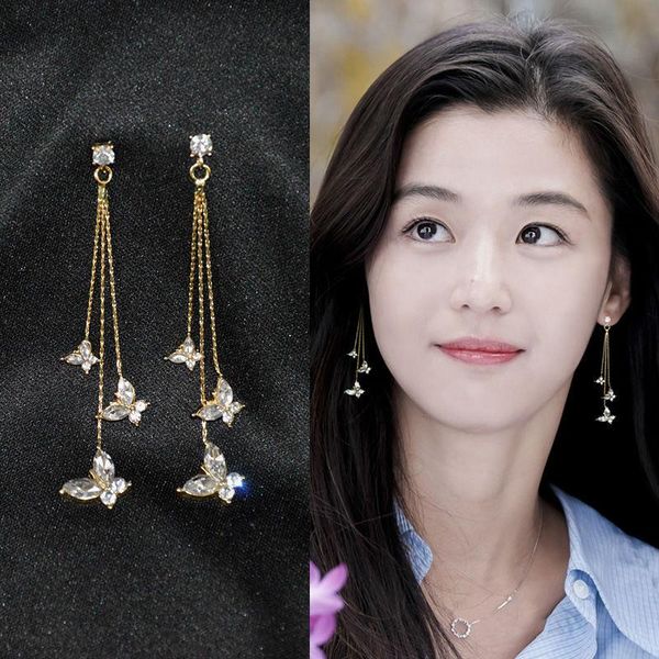 dangle & chandelier long tassel crystal butterfly hanging earrings for women golden silver color 2021 trendy accessories wedding party earri
dangle & chandelier long tassel crystal butterfly hanging earrings for women golden silver color 2021 trendy accessories wedding party earri