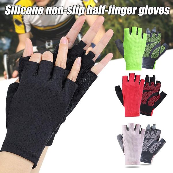 cycling gloves half finger sunscreen mesh silicone non slip quick drying for men and women outdoor fishing h7jp, Black
cycling gloves half finger sunscreen mesh silicone non slip quick drying for men and women outdoor fishing h7jp, Black