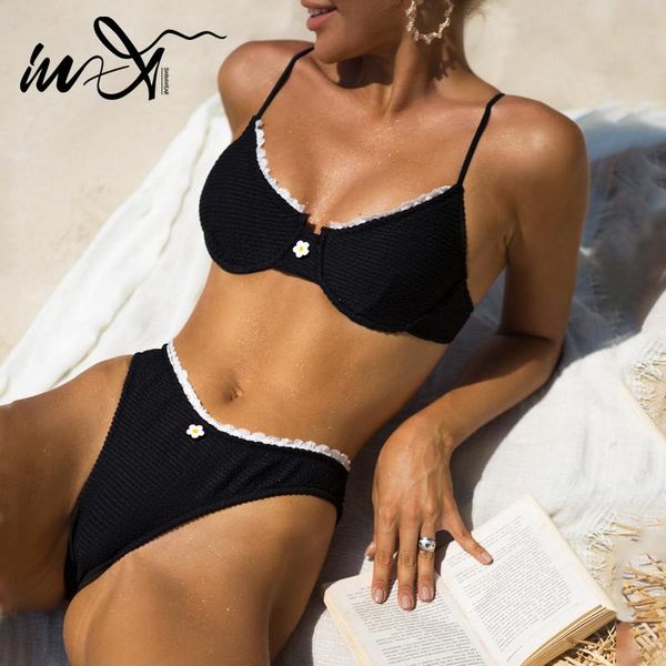 in-x push up bikinis 2021 mujer ruffle swimsuit women underwired high cut swimming suit bathing biquini women's swimwear, White;black
in-x push up bikinis 2021 mujer ruffle swimsuit women underwired high cut swimming suit bathing biquini women's swimwear, White;black