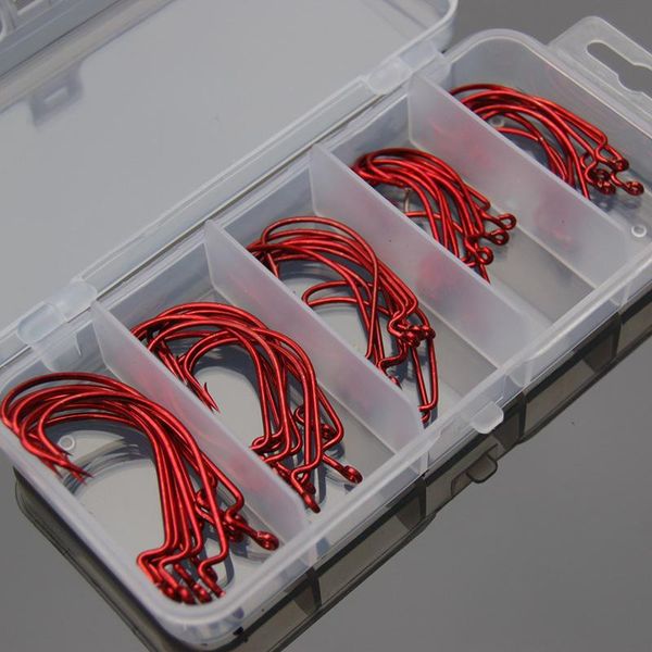 red fishing hook 50 pcs hooks 1# 2# 1/0# 2/0# 3/0# crank anzol para pesca barbe haken gancho hamecon simple
red fishing hook 50 pcs hooks 1# 2# 1/0# 2/0# 3/0# crank anzol para pesca barbe haken gancho hamecon simple