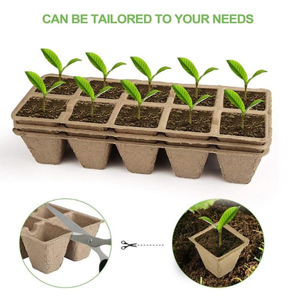 planters & pots 12pcs grid plates biodegradable seed starter peat seedlings dibbers plant labels tags for garden pot
planters & pots 12pcs grid plates biodegradable seed starter peat seedlings dibbers plant labels tags for garden pot