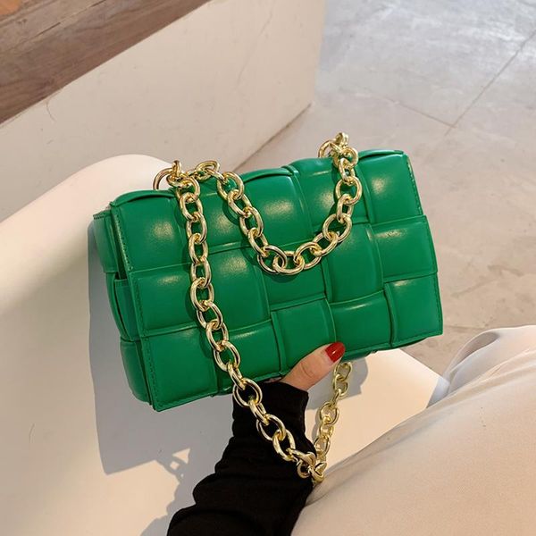evening bags green chain crossbody bag women small flap weave messenger handbag designer pu leather tote lady square plaid shoulder
evening bags green chain crossbody bag women small flap weave messenger handbag designer pu leather tote lady square plaid shoulder