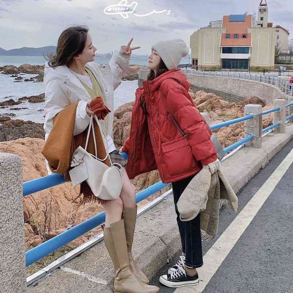 women's down & parkas new hooded down jacket women thickened warm winter small white duck 4eaa, Black
women's down & parkas new hooded down jacket women thickened warm winter small white duck 4eaa, Black