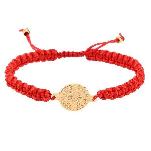 charm bracelets red handmade braided rope bracelet jesus cross jewelry, Golden;silver
charm bracelets red handmade braided rope bracelet jesus cross jewelry, Golden;silver