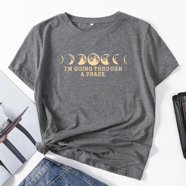 women's t-shirt moon phases i' just going through a phase woman short sleeve t-shirts summer for women cotton graphic tee female, White
women's t-shirt moon phases i' just going through a phase woman short sleeve t-shirts summer for women cotton graphic tee female, White