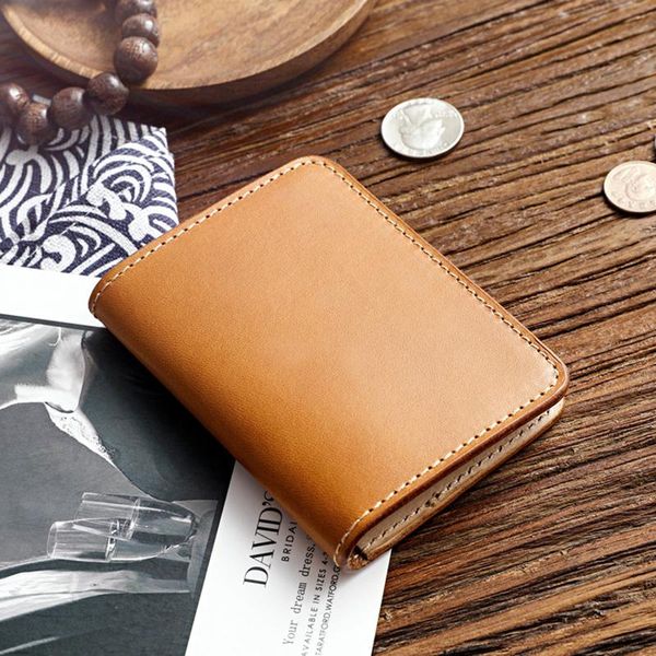 card holders 100% genuine leather holder for men vintage handmade short business id cover small slim wallet purse case male, Brown;gray
card holders 100% genuine leather holder for men vintage handmade short business id cover small slim wallet purse case male, Brown;gray