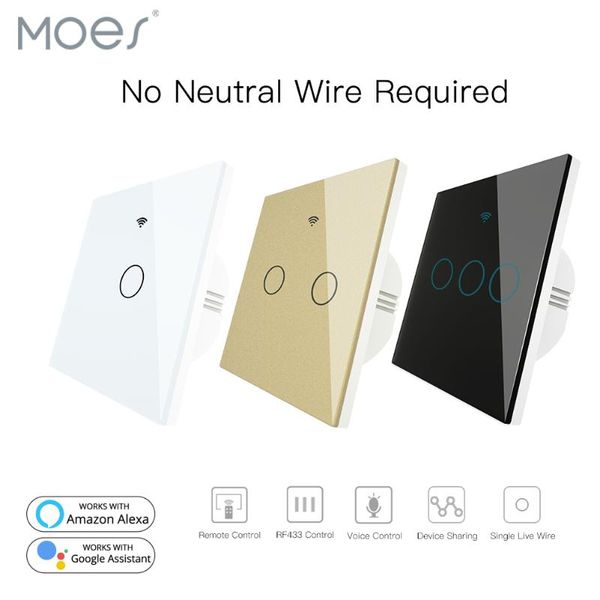 smart home control no neutral wire needed wifi rf433 wall switch life tuya remote single fire work with alexa
smart home control no neutral wire needed wifi rf433 wall switch life tuya remote single fire work with alexa