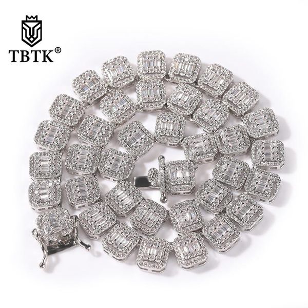 chains tbtk 10mm baguette chain paved bling square cubic zirconia iced out link necklace hiphop jewelry fior gift, Silver
chains tbtk 10mm baguette chain paved bling square cubic zirconia iced out link necklace hiphop jewelry fior gift, Silver
