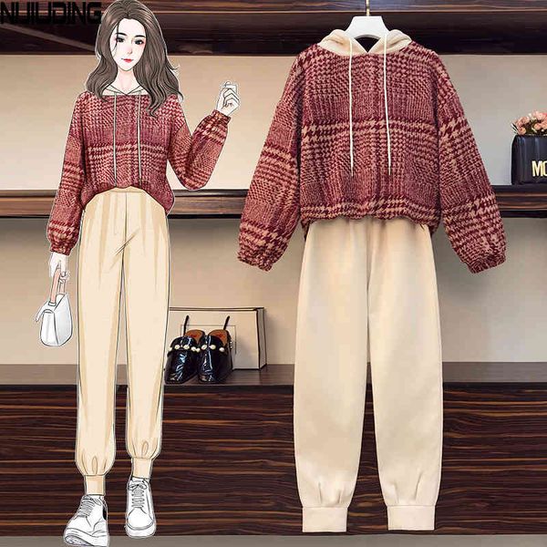 women's tracksuits winter sweatershirts + long pants two piece sets pullover sweaters hoodies and wool 210514, White
women's tracksuits winter sweatershirts + long pants two piece sets pullover sweaters hoodies and wool 210514, White