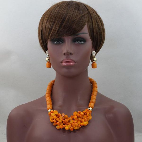 earrings & necklace latest orange coral bead pendant set lovely african lady jewelry birthday gift beads sale cnr583, Silver
earrings & necklace latest orange coral bead pendant set lovely african lady jewelry birthday gift beads sale cnr583, Silver