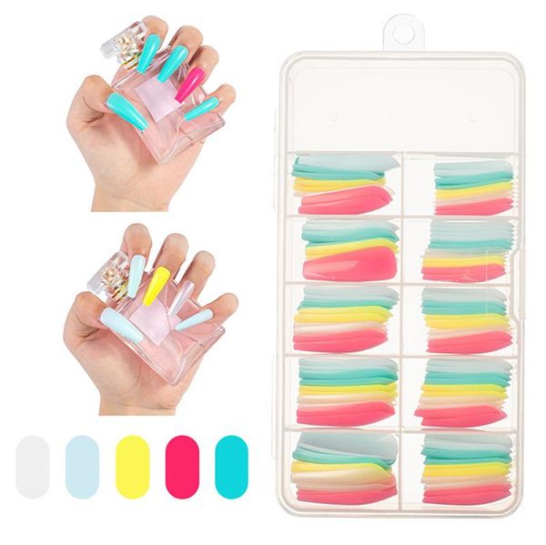 100pcs colorful acrylic false long coffin nails fake flat shape art tips natural full cover nail manicure tools, Red;gold
100pcs colorful acrylic false long coffin nails fake flat shape art tips natural full cover nail manicure tools, Red;gold