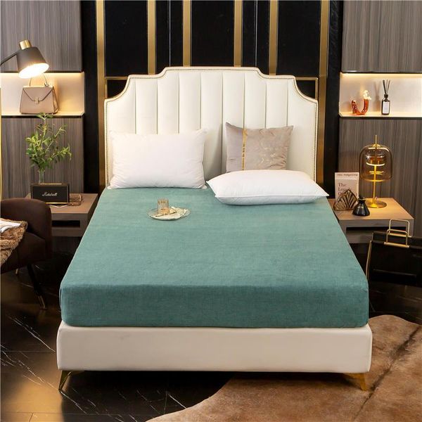 sheets & sets 1 pc fitted sheet coral fleece green color king size bed linen for lenzuola letto solid winter soft mattress cover
sheets & sets 1 pc fitted sheet coral fleece green color king size bed linen for lenzuola letto solid winter soft mattress cover