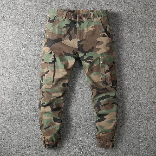 men's pants 217 autumn men camouflage cargo sport outdoor military style tracksuit casual straight multi-pocket tie-feet trousers male, Black
men's pants 217 autumn men camouflage cargo sport outdoor military style tracksuit casual straight multi-pocket tie-feet trousers male, Black