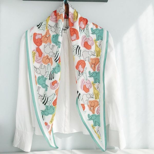 scarves twill decorative large diamond scarf women's silk all-match thin gauze bibs, Blue;gray
scarves twill decorative large diamond scarf women's silk all-match thin gauze bibs, Blue;gray