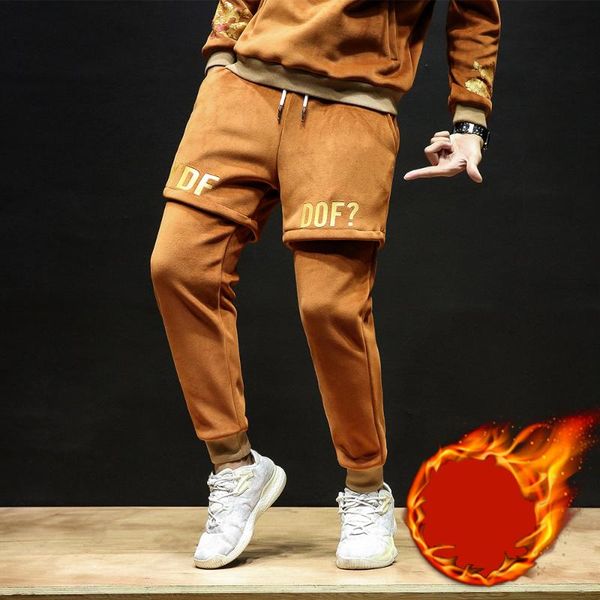men's pants winter pleuche casual mens printed thick loose hip hop gold velvet trousers fitness jogger sweatpants two false pieces, Black
men's pants winter pleuche casual mens printed thick loose hip hop gold velvet trousers fitness jogger sweatpants two false pieces, Black