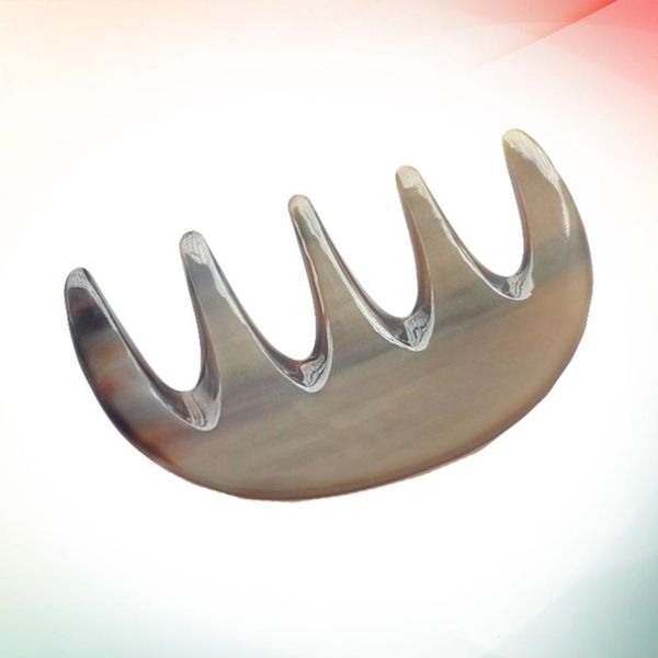 wide tooth comb ox horn hair hairdressing rake massger combs grooming tools for home (thin five-tooth comb) brushes, Silver
wide tooth comb ox horn hair hairdressing rake massger combs grooming tools for home (thin five-tooth comb) brushes, Silver