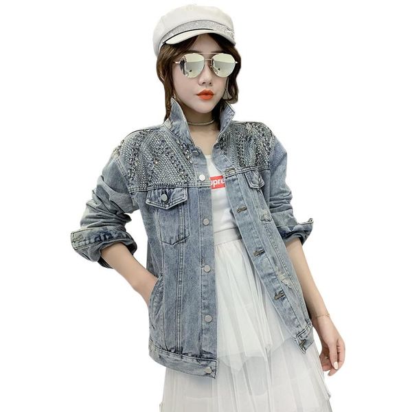 women's jackets fashionable korean version of the spring wild street short casual wear denim jacket, Black;brown
women's jackets fashionable korean version of the spring wild street short casual wear denim jacket, Black;brown