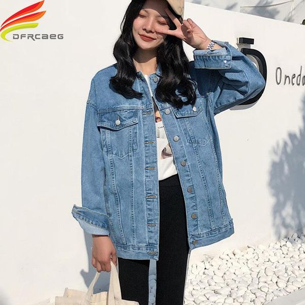 women's jackets turn-down collar denim 2021 autumn loose casual blue fashionable women coats female outwear jacket, Black;brown
women's jackets turn-down collar denim 2021 autumn loose casual blue fashionable women coats female outwear jacket, Black;brown