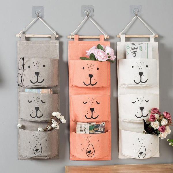 storage bags cartoon cotton three pocket hanging bag anti splashing sundry home wall door wardrobe finishing
storage bags cartoon cotton three pocket hanging bag anti splashing sundry home wall door wardrobe finishing