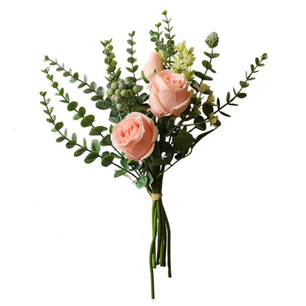 decorative flowers & wreaths silk artificial rose flower decoration design plastic eucalyptus berry bunch home wedding fake roses
decorative flowers & wreaths silk artificial rose flower decoration design plastic eucalyptus berry bunch home wedding fake roses