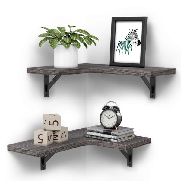 hooks & rails homemaxs 2 tiers shaped corner shelf wall mount floating po display storage rack daily items organizer (light gray)
hooks & rails homemaxs 2 tiers shaped corner shelf wall mount floating po display storage rack daily items organizer (light gray)