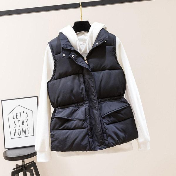 women's vests autumn down vest jacket winter women short fashion stand collar cotton waistcoat female windbreaker outwear, Black;white
women's vests autumn down vest jacket winter women short fashion stand collar cotton waistcoat female windbreaker outwear, Black;white
