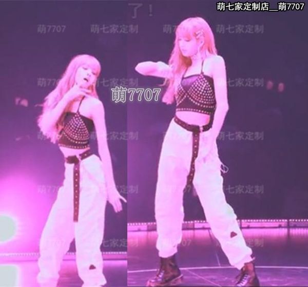 women's two piece pants kpop korean jazz dance backless black slim camisole vest +white loose high waist straight wide leg trousers
women's two piece pants kpop korean jazz dance backless black slim camisole vest +white loose high waist straight wide leg trousers