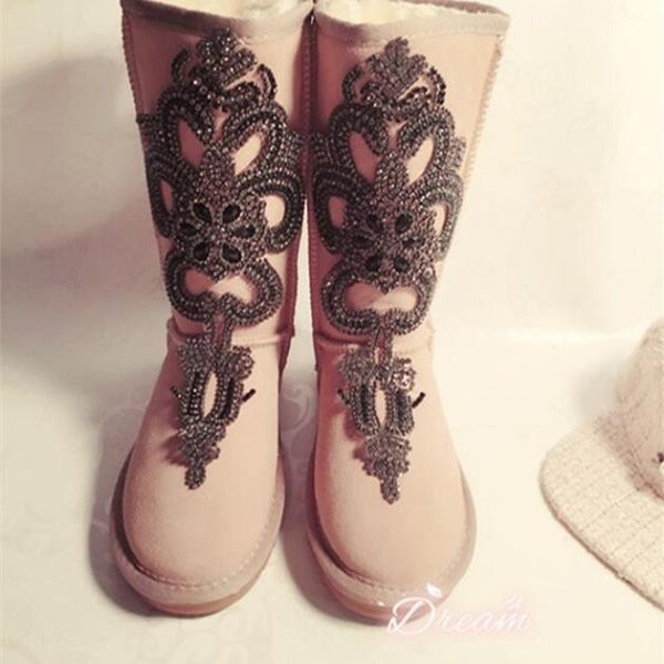 boots winter catwalk with diamonds, rhinestones, gems, leather high boots, women's shoes, cotton snow, Black
boots winter catwalk with diamonds, rhinestones, gems, leather high boots, women's shoes, cotton snow, Black