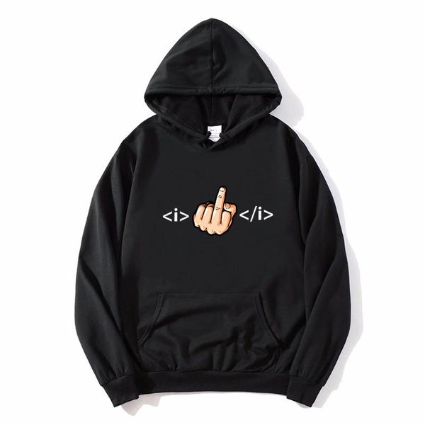 men's hoodies & sweatshirts funny coder finger heart frontend html program developer present soft quality hacker gift men women hooded, Black
men's hoodies & sweatshirts funny coder finger heart frontend html program developer present soft quality hacker gift men women hooded, Black