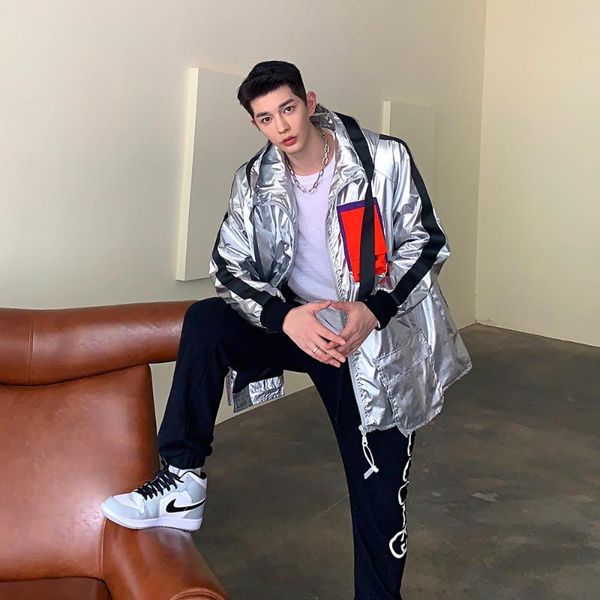 men's jackets spring and autumn jacket youth hooded ribbon multi-pocket performance windbreaker ccqg, Black;brown
men's jackets spring and autumn jacket youth hooded ribbon multi-pocket performance windbreaker ccqg, Black;brown