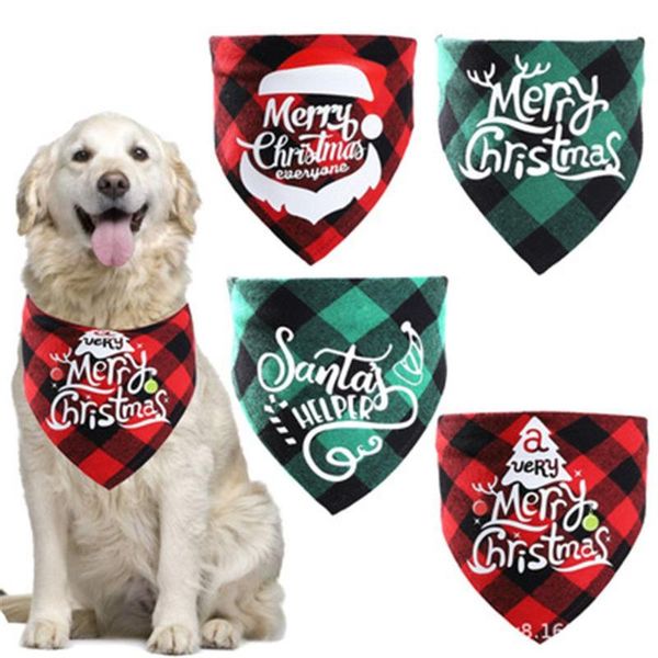 dog collars & leashes merry christmas towel grid printing bibs pet bandana animals collar triangle scarf costume
dog collars & leashes merry christmas towel grid printing bibs pet bandana animals collar triangle scarf costume