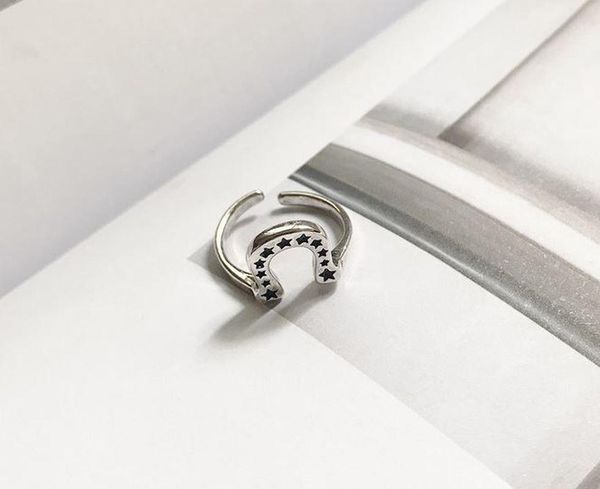cluster rings s925 sterling silver ladies korean ring trendy wild personality old vintage thai star open allied express, Golden;silver
cluster rings s925 sterling silver ladies korean ring trendy wild personality old vintage thai star open allied express, Golden;silver