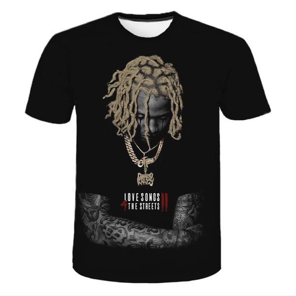 men's t-shirts lil durk 3d printed t shirt men women summer fashion casual hip hop streetwear oversized rapper cool tee, White;black
men's t-shirts lil durk 3d printed t shirt men women summer fashion casual hip hop streetwear oversized rapper cool tee, White;black