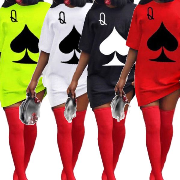 plus size clothing for women summer dresses short sleeve crewneck poker pattern pullovers tshirt dress wholesale dropshipping, Black;gray
plus size clothing for women summer dresses short sleeve crewneck poker pattern pullovers tshirt dress wholesale dropshipping, Black;gray