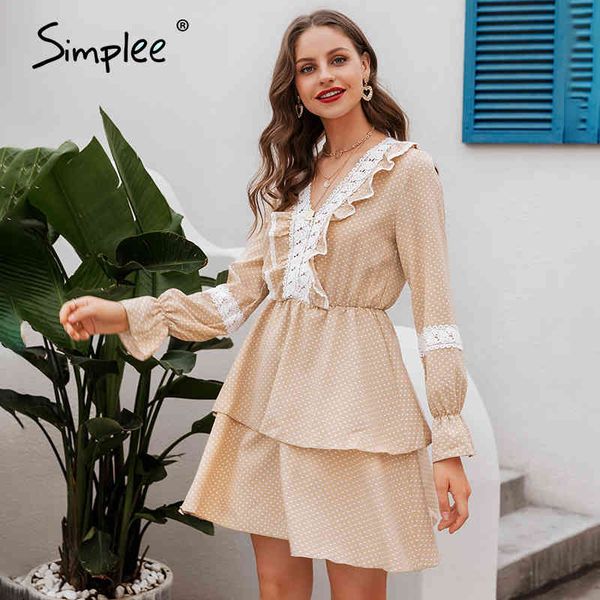 elegant vintage women work fashion long sleeve solid dot lace mini casual slim ladies holiday beach dress 210414, Black;gray
elegant vintage women work fashion long sleeve solid dot lace mini casual slim ladies holiday beach dress 210414, Black;gray