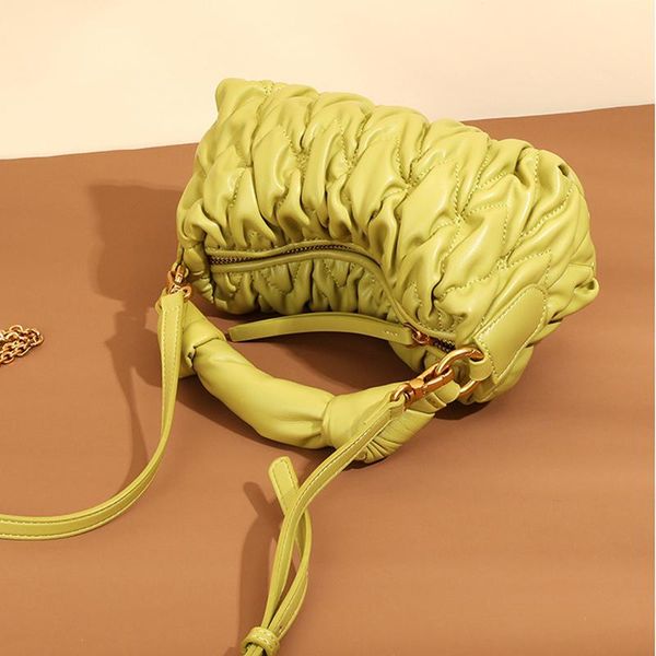 evening bags 2021 ladies handbag designer shoulder bag fashion pleated luxury leather quilted messenger green female wallet
evening bags 2021 ladies handbag designer shoulder bag fashion pleated luxury leather quilted messenger green female wallet