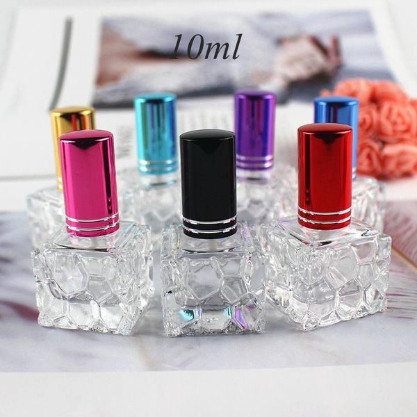 storage bottles & jars 10pcs 10ml mini clear square glass perfume bottle parfum fragrance cosmetic packaging refillable vials
storage bottles & jars 10pcs 10ml mini clear square glass perfume bottle parfum fragrance cosmetic packaging refillable vials