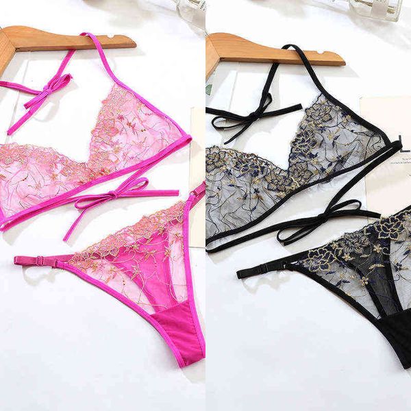 nxy set lace lingerie for women black bra transparent mesh embroidery underwear halter straps new 1223, Red;black
nxy set lace lingerie for women black bra transparent mesh embroidery underwear halter straps new 1223, Red;black